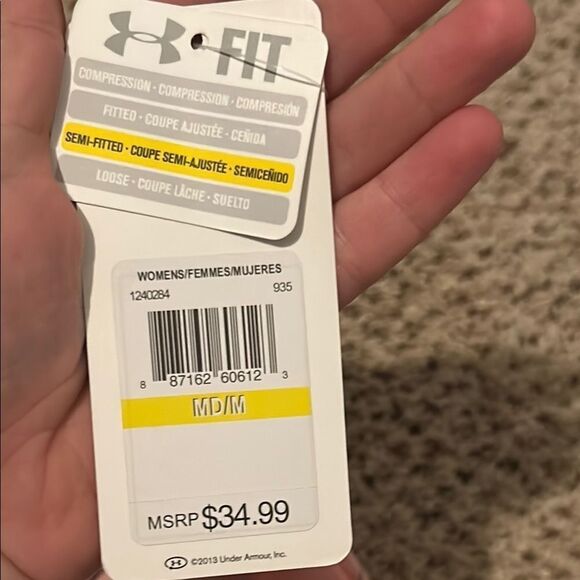 NWT Under Armour medium Pink Camo Tank Top  E - Picture 3 of 10